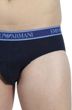 Труси чоловічі Emporio Armani (3 шт.) (L, Морський/Блакитний/Індиго)