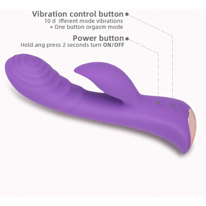 Вібратор G-Punkt Класичний, анальні вібратори, 10 режимів вібрації для жінок, анальний вібратор, секс-іграшка для жінок та пар, рожевий/чорний