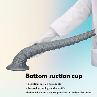 Силіконовий дилда Yasexx Super Long 46 см: Масаж простати, стимуляція G-точки, іграшка для дорослих