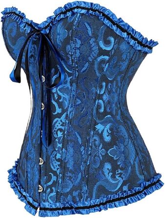 Корсет для повних грудей KUOSE, корсет для живота, топ великих розмірів, чорний та темно-синій