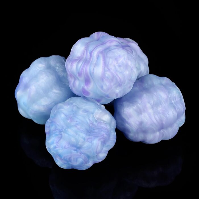 Анальні кульки з рідкого платиновиого силікону HXLXW для стимуляції G-точки та розширення анусу (5 шт.)