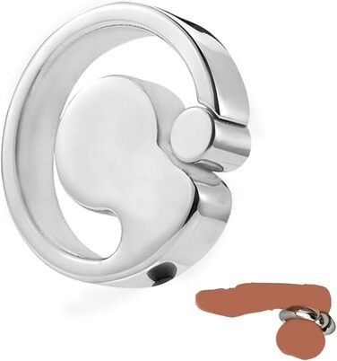 Кільце для статевого члена SXOVO з навантажувальним підвіском, для чоловіків, з нержавіючої сталі, для затримки еякуляції