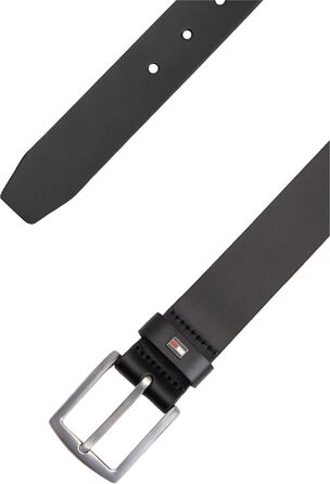 Чоловічий шкіряний ремінь Tommy Hilfiger Denton, 3.5 см, чорний, розмір 95