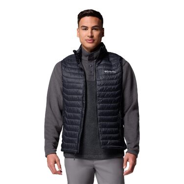 Чоловічий гібридний жилет Columbia Powder Pass Hybrid Vest, чорний, розмір M