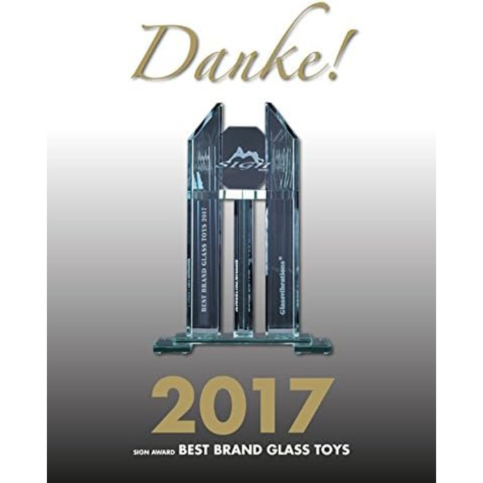 Секс-іграшка Glasdildo Twin Lover - скляний дилда, подвійний