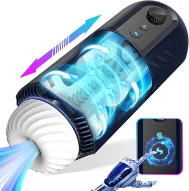 Електричний мастурбатор для чоловіків з 5 режимами, сексуальні іграшки для чоловіків