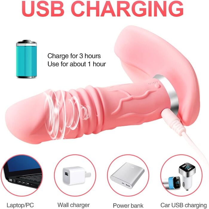 Вібратор-джі-поінт JFRong Butterfly з двома моторами, пультом ДУ та 3x7 режимами, для жінок та пар (фіолетовий)