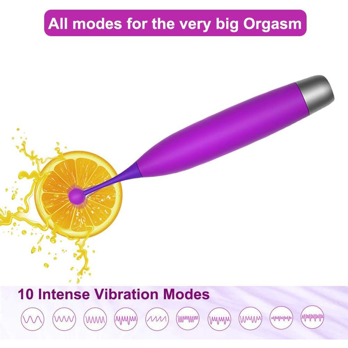 Вібратор для клітора та G-точки PINTLE, 10 режимів, силікон, для жінок та пар