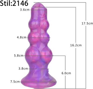 Інопланетний дилда з яйцем, що світиться, Lmgoc. Анальний плагін, мастурбатор G-Spot, для жінок та чоловіків. Світлодіодний, пневматичний, фентезі.