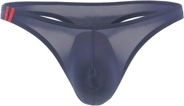 Танга чоловічі Panegy з тонкого льону, низька посадка, 3/4/5 шт. в упаковці, різні кольори (XXL, темно-синій)