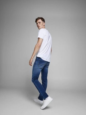 Чоловічі джинси Jack & Jones Jjiglenn Jjoriginal синього кольору, Denim 32W/32L