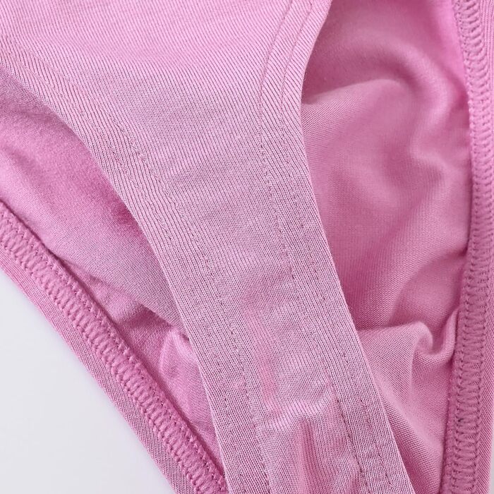 Тангі (BIATWOWR) - чоловічі труси-сліпи з еластичного матеріалу без етикетки, рожеві (3XL)