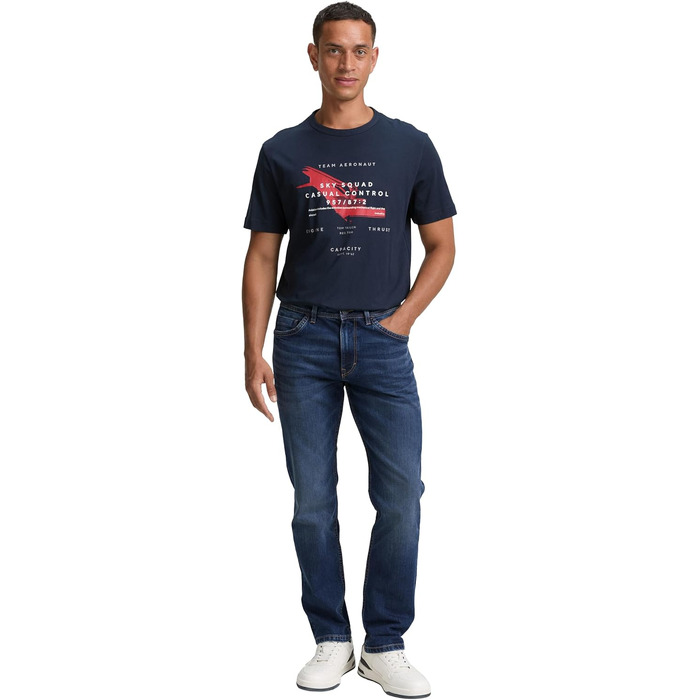 Чоловічі джинси Tom Tailor Josh Regular Slim, колір Mid Stone Wash Denim, розмір 33W/34L