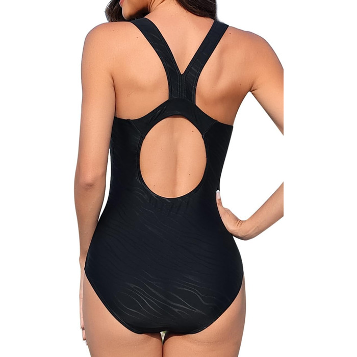 Чоловічий купальник Attraco: монокіні з пуш-ап, чорний (S)