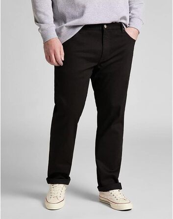 Чоловічі джинси LEE Regular Straight Fit Daren Zip Fly, темно-сірі (Very Dark Stone)