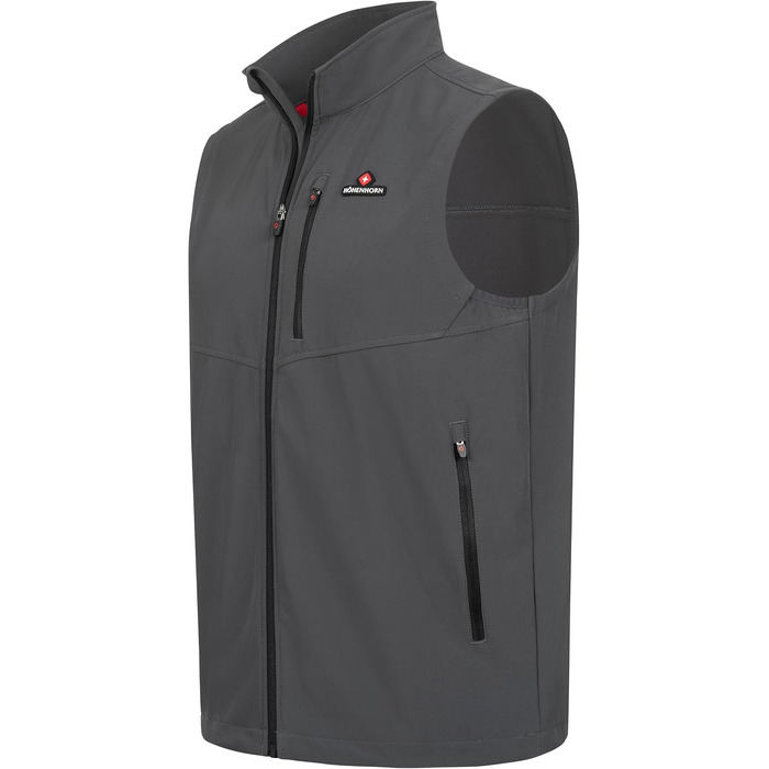 Чоловічий жилет Softshell для спорту та прогулянок Höhenhorn Aain, сірий, розмір M