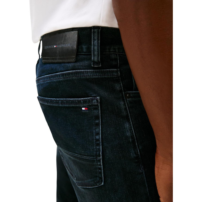 Чоловічі прямі джинси Tommy Hilfiger Denton Denim (Blue Black), розмір 32W/32L