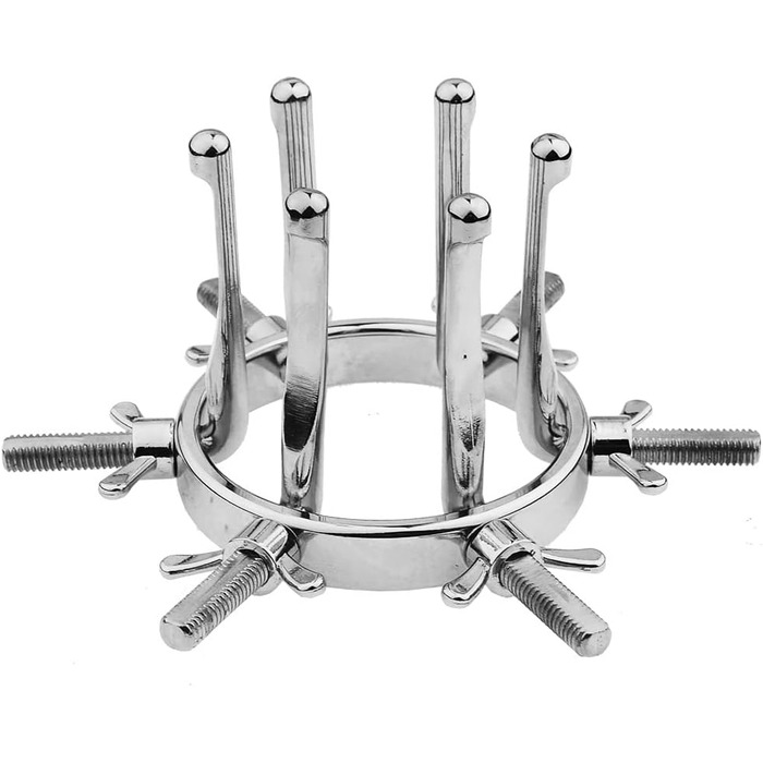 Анальний дилататор металевий для жінок та чоловіків - набір для анального сексу та дослідження, спекулум, експандер