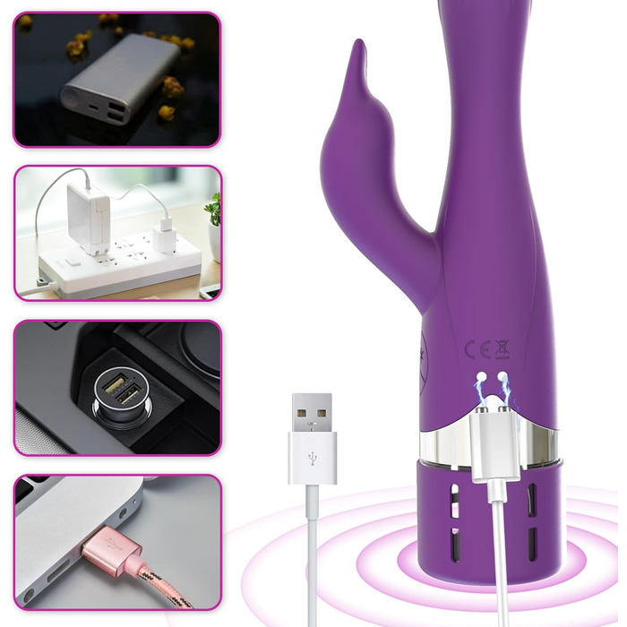 Вібратор SOVO для жінок з нагрівом, стимуляцією клітора та G-точкою, 4 в 1, секс-іграшка преміум-класу