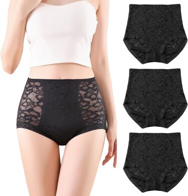 Шейпвеар Slips BLKDOTS Daen Kofort: висока талія, контроль живота, стегон та спини, 3 шт. (XXL, чорний)