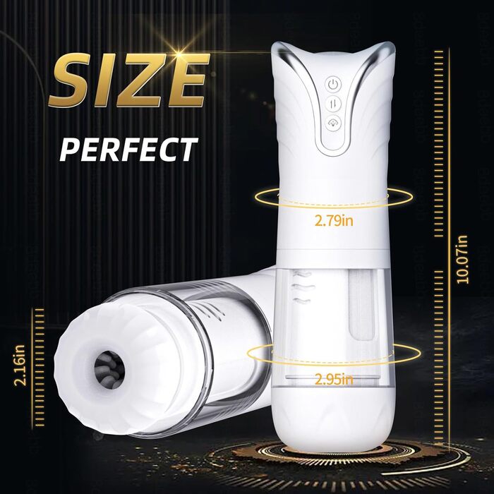 Автоматичний електричний масажер для чоловіків з 4 телескопічними режимами