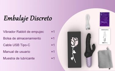 Вібратор для жінок з функцією удару - дildo, секс-іграшка для жінок та пар. 9 режимів вібрації та режим удару, G-точка та кліторальний масаж.