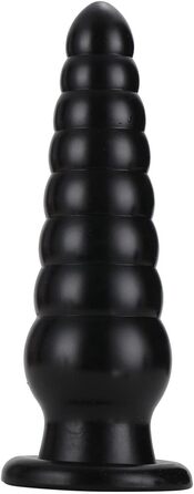 Анальний дildo Hrekssi XL з сильним присоском – гнучкий анальний масажер для дорослих, чорний