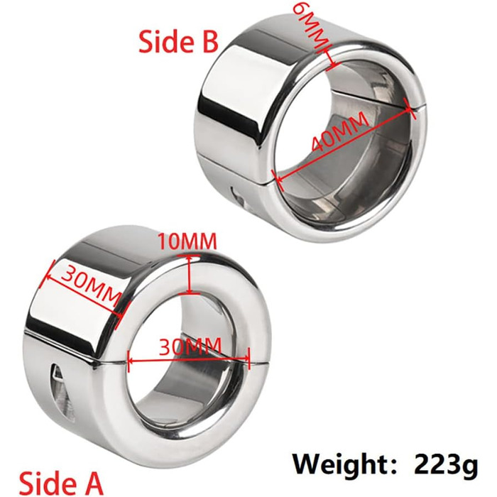 Сталевий обтяжувач для яєчок, кільце для статевого члена, обтяжувач для яєчок, кільце для статевого члена для чоловіків, сексуальна іграшка