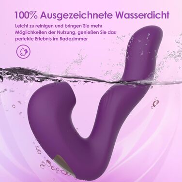 Вібратор-дзідло Yewuzer 3-в-1 з пультом керування (APP), секс-іграшка для жінок та пар, стимуляція G-точки, 10 режимів, вібратор-набір