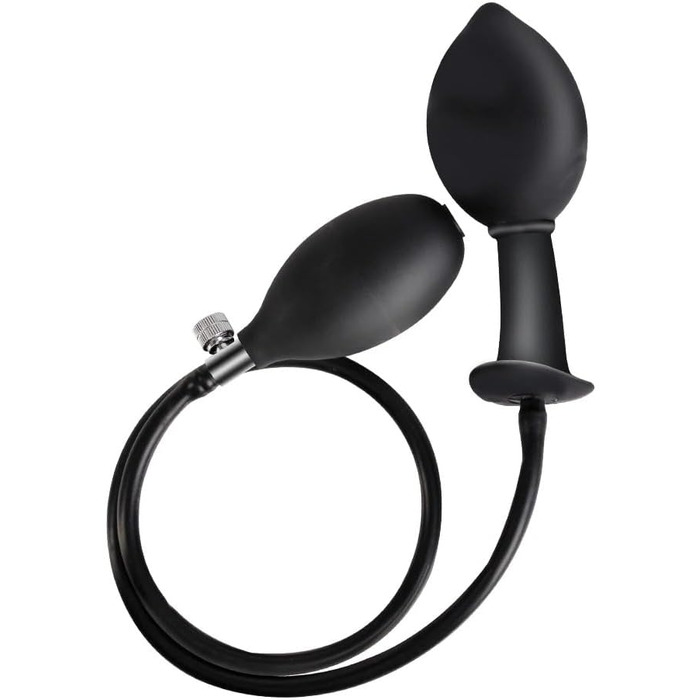 Надувний анальний плагін 15 см для жінок та чоловіків. Іграшка для вагінального розширення та масажу простати. Еротичні товари для дорослих