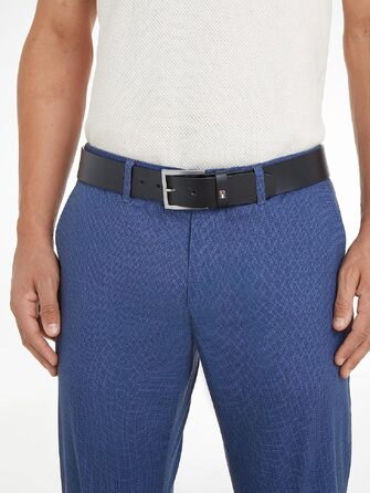 Чоловічий шкіряний ремінь Tommy Hilfiger Hampton 4.0 AM0AM08361, чорний, розмір 95
