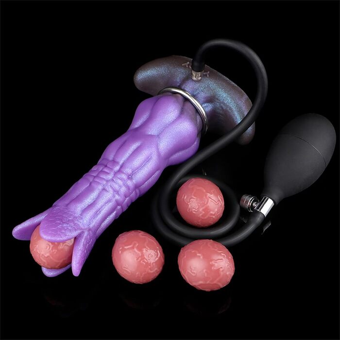 Анальний плагін Axcroo з 5 кульками, надувний анальний плаг, кульки для анусу, анальні кульки, анальний дилатор, секс-іграшка для жінок та чоловіків