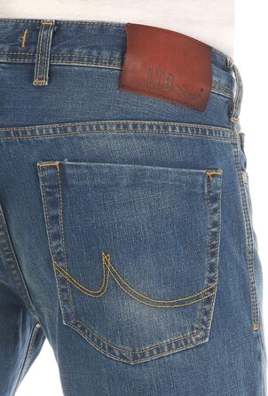 Чоловічі джинси LTB Tinman Bootcut сині (Giotto Wash), бавовна з еластаном, розмір 36W/32L