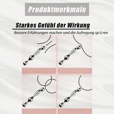 Анальний плагін з нержавіючої сталі XXL - подвійний, для ануса та вагіни, масаж G-точки, для чоловіків, жінок, пар