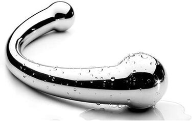 Анальні пробки Doppelkopf з металу для чоловіків та жінок - стимулятор G-точки, 680г, 1 шт.