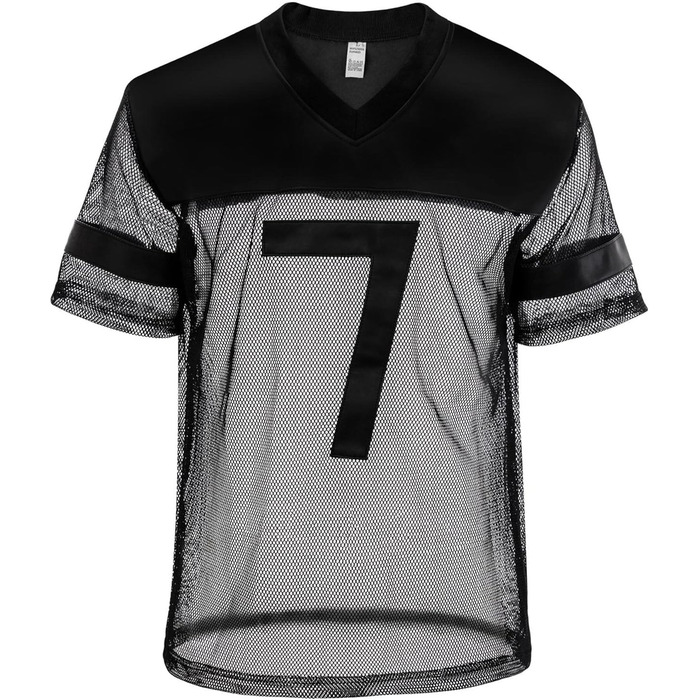 Чоловіча футболка AIEOE з сітчастою вставкою, прозора, спортивна, коротким рукавом, сітчаста, сексуальна, кроп-топ, розмір S (XL)