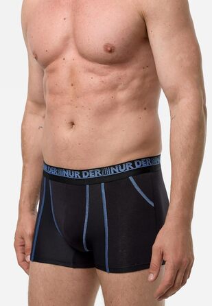 Боксер чоловічий 3 шт. 3D-Flex Air, бавовна, чорний/джинс, чоловіча білизна