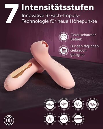 Вібратор для клітора та стимуляції тиском для жінок | Кліторальний насос | Вібратор-накладка з насосом та вібрацією | Дилда | Набори вібраторів для жінок | Інтимні іграшки для пар | Секс-іграшки