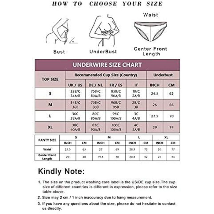 SHEKINI Сексуальний жіночий комплект: бюстгальтер з кісточками, push-up, мереживо, з підтримкою, тангі, глибокий виріз, відкрита спина, бюстєль, спідня білизна для жінок (Вишневий, 6114, S)