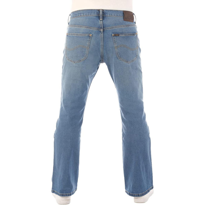 Чоловічі джинси Lee Denver Stretch Bootcut синього кольору Blue Used Fever, розмір 40W / 34L