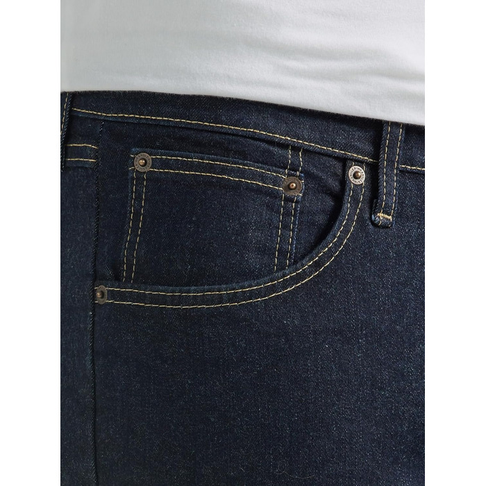 Чоловічі робочі штани Wrangler Flame Resistant Regular Fit, вогнетривкі джинси (38W / 30L, Rinse Denim)