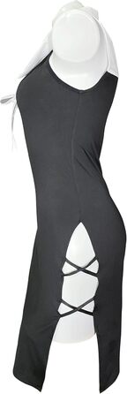 Костюм для косплею JasmyGirls: Костюм черниці, дівочий набір, чорне довге плаття з розрізом, для Хелловіну, ролеві ігри, розмір XS-M