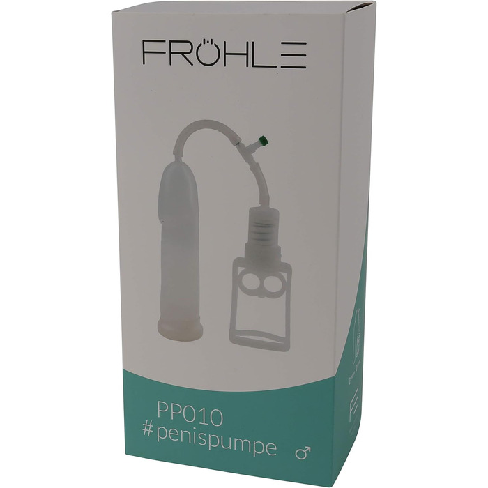 Анатомічна помпа для пеніса Fröhle PP010 Slim-Fit Professional (1 шт., прозора)