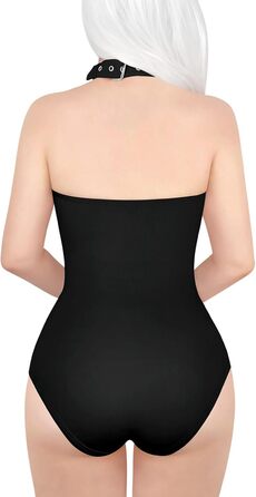 Чорний ромпер з коміром у готичному стилі LittleForBig 3XL (бавовна)