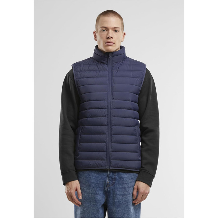 Легкий базовий жилет Urban Classics Basic Light Weight Vest, темно-синій, розмір S