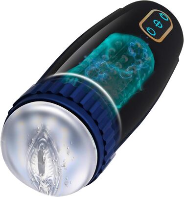 Автоматичний статевий масажер для чоловіків з режимами всмоктування - сексуальна іграшка для самостійних задоволень