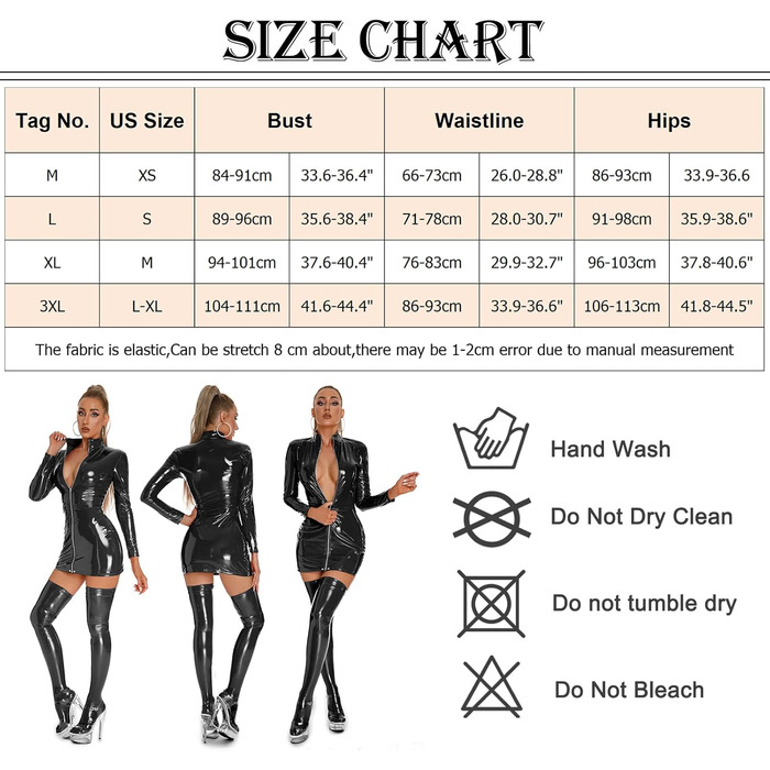 Жіночий комбінезон FEOYA з високою талією, комбінезон з латексу, комбінезон з високою талією, облягаючий, для вечірок, чорний, розмір M