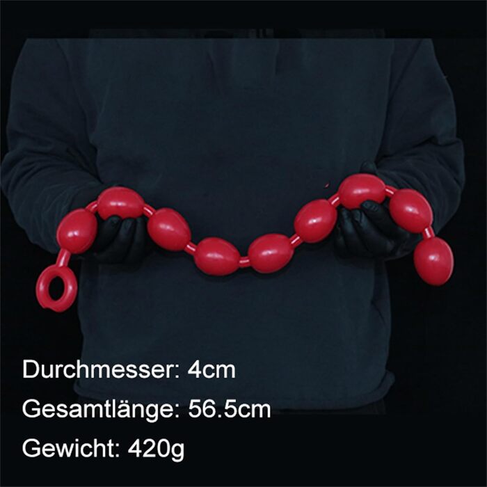 Анальний масажер Hrekssi з кулями (7 розмірів), анальний плаг, дилататор для простати, для чоловіків та жінок