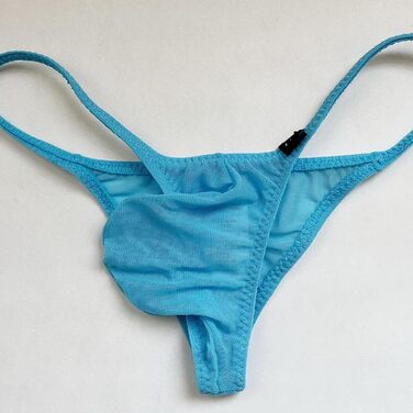 Сексуальні мереживні труси для чоловіків Faringoto – труси-сліп, танга, рожевий колір, розмір L