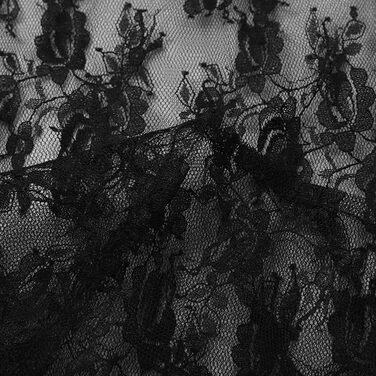 Чоловіча прозора сорочка Detten: мереживна футболка з довгим рукавом, сексуальна клубна сорочка, чорний колір, універсальний розмір (L)